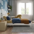 thumbnail image 3 of Lit Plateforme Bas en Bois Savannah Simple en Blanc, 3 of 13