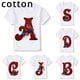 thumbnail image 2 of Camiseta de algodón para niños, niña y niño, Marvels, SpiderMan, letras de la A a la Z, ropa de dibujos animados Kawaii, camisetas para niños, camisetas casuales de moda para bebés pequeños, 2 of 5