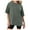 Army Green, variant on T Shirts for Women 2025 Washed Distressed Short Sleeve Crewneck Drop Shoulder Oversized Plain Tshirt Womens T Shirts