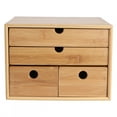 thumbnail image 1 of Tea Organizer 3 Layer Bamboo Tea Storage Box Tray Organizer Chest With Drawer For Home Kitchen, 1 of 8