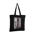 thumbnail image 2 of Awkward Styles Fight Breast Cancer Canvas Tote Bag Breast Cancer Awareness Bags Pink Ribbon Reusable Shopping Bag Cancer Support Flag Shopper USA Flag Cancer Reusable Grocery Bag Cancer Survivor Gifts, 2 of 5