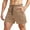 Khaki, variant on JTieacloth Mens Shorts Classic Fit Men's Running Shorts With Zipper Pockets Gym Athletic Workout 5" Shorts For Men,Green