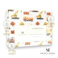 thumbnail image 2 of Supreme Kids Wrinkle Free Hypoallergenic Super Soft and Cozy Double Brushed Microfiber Construction Vehicles Dump Trucks Cranes Bed Sheet Set Twin XL, Multiple Colors, 2 of 6