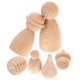 thumbnail image 1 of 1 Set DIY Wooden Pegs Doll Unfinished Blank Wooden Peg Dolls Unfinished Crafts Making Supplies, 1 of 2