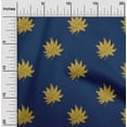 thumbnail image 1 of oneOone Tissu Popeline de Coton Imprimé Feuilles Bloc 42 Pouces de Large, 1 of 4