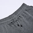 thumbnail image 6 of Men's Casual Shorts Memory Boy Mens Fitness Shorts for Exercise Casual Tie Tie Band Foam Star Mens Basketball Long Quick Shot Men Athletic Men 15763 Summer Men's Tethered Leisure Sports Dark Gray S, 6 of 8