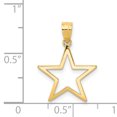 thumbnail image 2 of 14K Yellow Gold Star Charm, 2 of 2