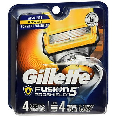 Gillette Fusion5 ProShield Men's Razor Blades, 4 Blade (Best Razor For Pubic Area)