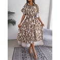thumbnail image 5 of Summer Casual Loose Lace-up Shirt Dress For Women, 5 of 7