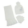 thumbnail image 1 of ClimaZer0 Ensemble d'Hiver pour Fille : Tuque à Fleurs, Foulard et Gants, 1 of 1