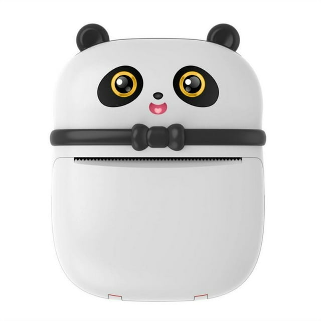 Mini Panda Thermal Printer Bluetooth Mobile Photo Printer Pocket Student Wrong Question Printer ,Multi-Format Printing