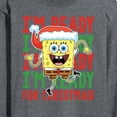 thumbnail image 3 of SpongeBob SquarePants - I'm Ready For Christmas - Men's Long Sleeve T-Shirt, 3 of 6