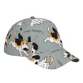 thumbnail image 3 of Balery Baseball Cap Adjustable Size for Running Workouts and Outdoor Activities All Seasons Dad Hat(Funny Beagle Active Dog), 3 of 8