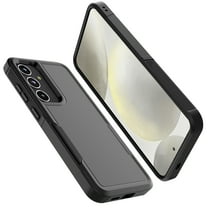 For Samsung S24 5G 6.2" Case ,Sturdy Phone Case for Galaxy S24 5G 2024,Tiflook Shockproof Protection Heavy Duty Armor Hard Plastic & Rubber Rugged Bumper 2-in-1 Case Cover ( Black )