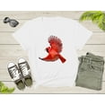 thumbnail image 6 of Cute Flying Northern Red Cardinal Bird Redbird Wings T-Shirt Cardinal Bird Lover Gift T Shirt for Men Women Kids Boys Girls Graphic Tshirt, 6 of 8