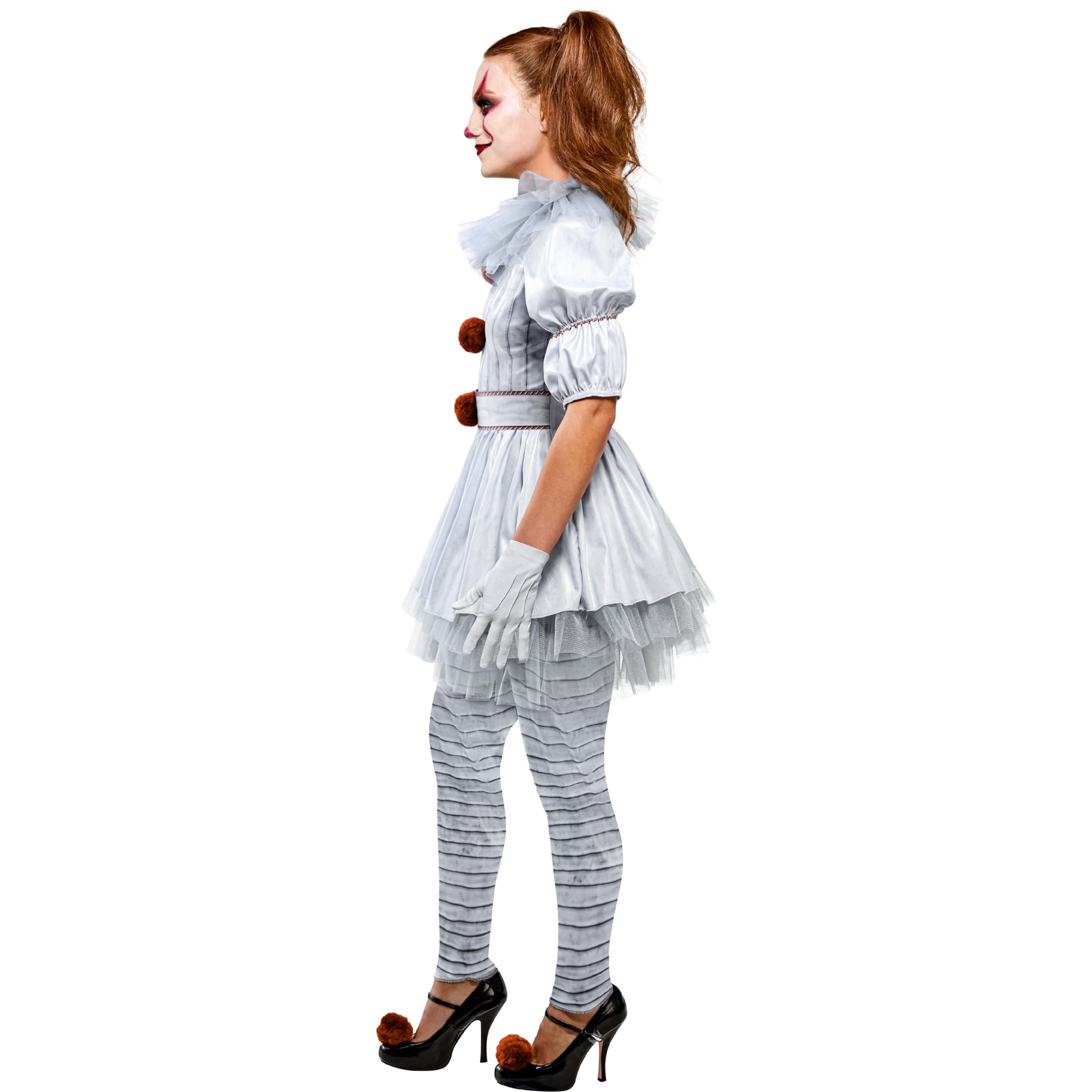 Pennywise It Halloween Costume for Adults, Women's Size XL (16/18), by Rubies