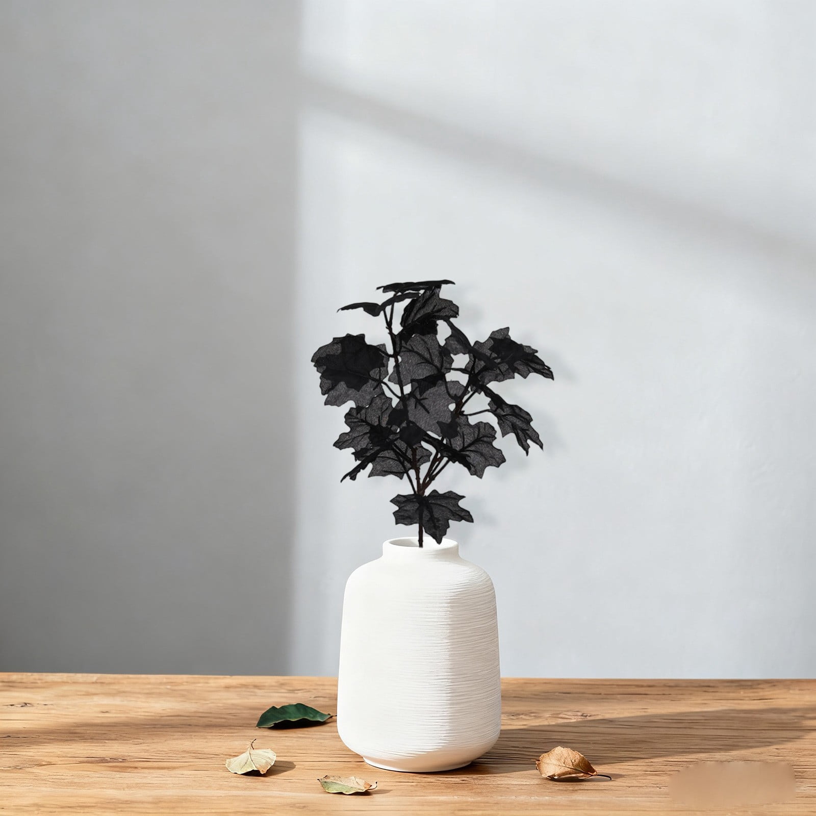 4 Branches Décoratives érable Artificiel Automne - Pour Vase, Centre De Table - Décoration Intérieur Sans Entretien - 2