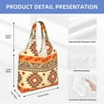 thumbnail image 4 of XMXT Canvas Tote Bag, Aztec Native Style Prints Large Handbag for Women, Shopping Working Travel, 4 of 7