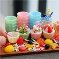 thumbnail image 2 of Miniatura de casa de muñecas a escala 1/6, pastelito casero hecho a mano para muñecas Blyth BJD, accesorios de juguete, 2 of 5
