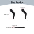 thumbnail image 3 of VEFSU 10Pairs Glasses Anti Slip Silicone Ear Clip,Sports Eyeglass Ear Grips, Comfortable Silicone Elastic Eyeglasses Temple Tips Sleeve Retainer for Eyewear Sunglasses Spectacles Glasses, 3 of 6