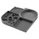 thumbnail image 1 of Dog Lick Mat Relieve Anxiety Prevents Choke Slip Resistance 4 in 1 Silicone Slow Feeder Mat for Dogs Cats Pets Grey, 1 of 1