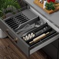 thumbnail image 2 of Organizador de Cajones para Cuchillos, Organizador de Cajones de Cocina, Porta Cuchillos de Cocina Expandible, Porta de Bandeja de Doble Capa, 2 of 7
