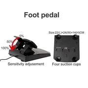 Racing Wheel,PS4 Gaming Steering Wheels Volante 180° Pedals Shifter for Windows PC /Playstation 4 /PS3/Switch