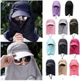 thumbnail image 4 of Upf50+ Face Neck Cover Hat, Outdoor Fishing Sun Cap, Hiking Protective Headwear, Breathable Windproof Full Cover Headgear for Outdoor Sport Travel Sun Protection Hat,Khaki, 4 of 8