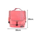 thumbnail image 2 of Lonchera Térmica Doble Piso Gran Tamaño Escolar American Bags color Rosa, 2 of 7
