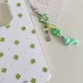 thumbnail image 4 of Korean Styles Clovers Phone Pendant Clovers Phone Adornment Cartoon Acrylic Keychain Accessory, 4 of 9