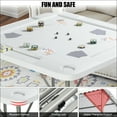 thumbnail image 4 of Ktaxon 35" Foldable Mahjong Table w/Cup Holders & Chip Grooves, Square 4 Player Card Game Table for Blackjack, Jigsaw Puzzles Game, 4 of 8