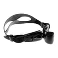 thumbnail image 3 of Natación Nadador Entrenamiento Buceo Snorkel Boquilla suave -Válvula de purga Negro Cola Centro de natación Snorkel, 3 of 8