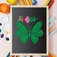 thumbnail image 2 of Jindong Butterfly Painting Template for Card Making Symmetry Hollow Butterflybutterfly Painting Template Embossing Template for Scrapbooking DIY Craft, 2 of 9