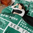 thumbnail image 5 of Erosebridal Rugby Comforter Set Twin Size,Football Bedding Set Teens,Sports Fan Bed in a Bag （Comforter, Sheets, Pillowcases & Cushion Covers）, 5 of 8
