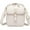 White, variant on Small Lightweight Crossbody Leather Bag, Retro Adjustable Strap Double-Layer Large Capacity small Crossbody Bags for Women