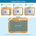 thumbnail image 3 of Mesa portátil para laptop LapGear Designer Aqua Trellis para laptops de 15,6", 3 of 6