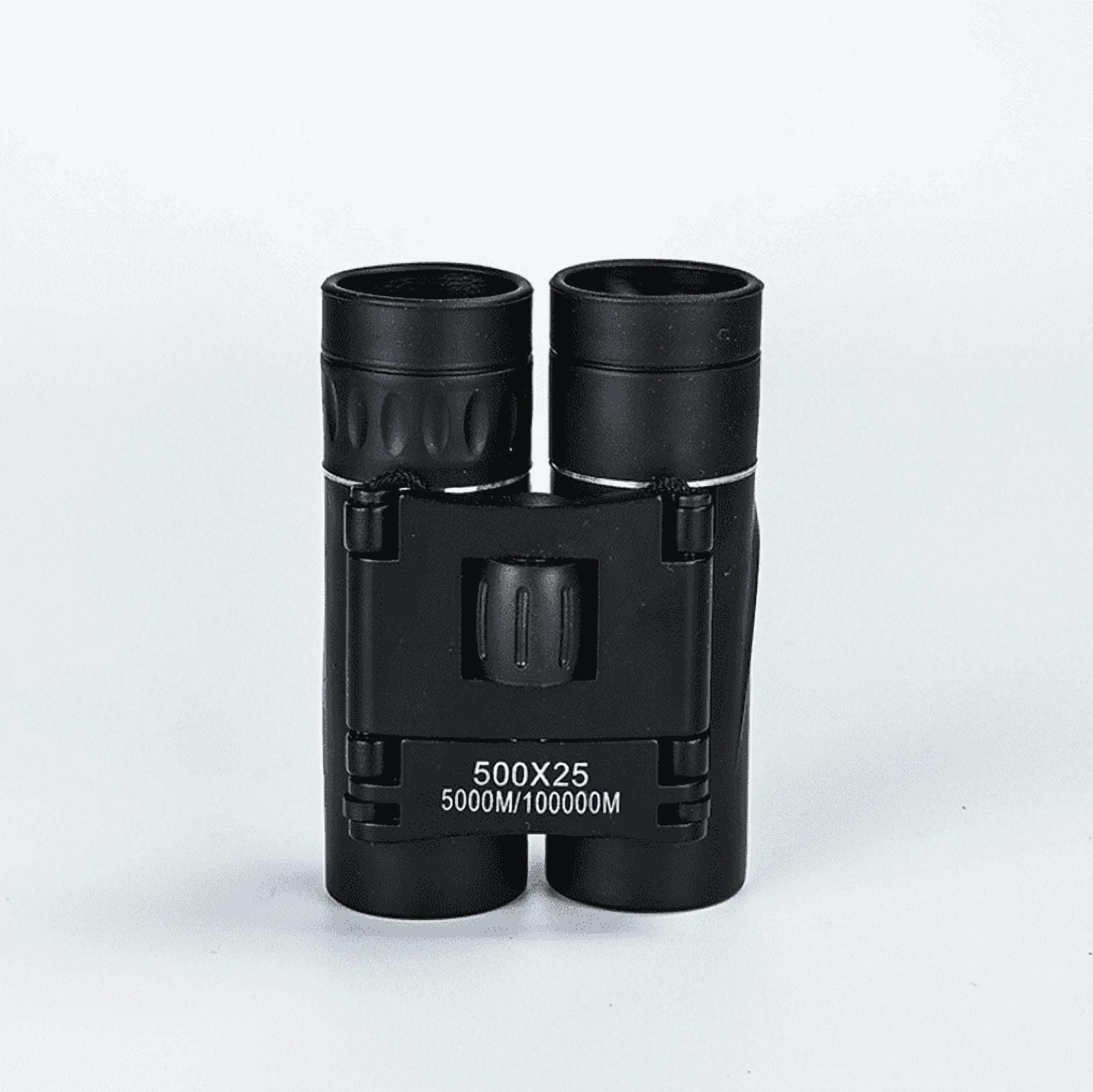 500x25 Powerful Binoculars Long Range BAK4 Telescope HD Portable Folding Low Light Monocular For Outdoor Hunting Camping
