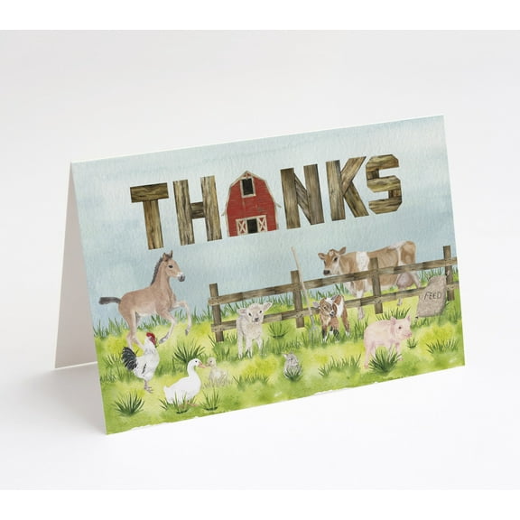 Barnyard 4H Thank You Cards w/ White Envelopes (25 Count)