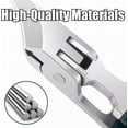 thumbnail image 6 of Super Sharp Oblique Nail Clippers, Wide Jaw Opening Anti-Splash Slanted Nail Clipper, Slanted Nail Clippers No Splash, Long Handle Curved Toenail Clippers for Thick Nails, 6 of 8