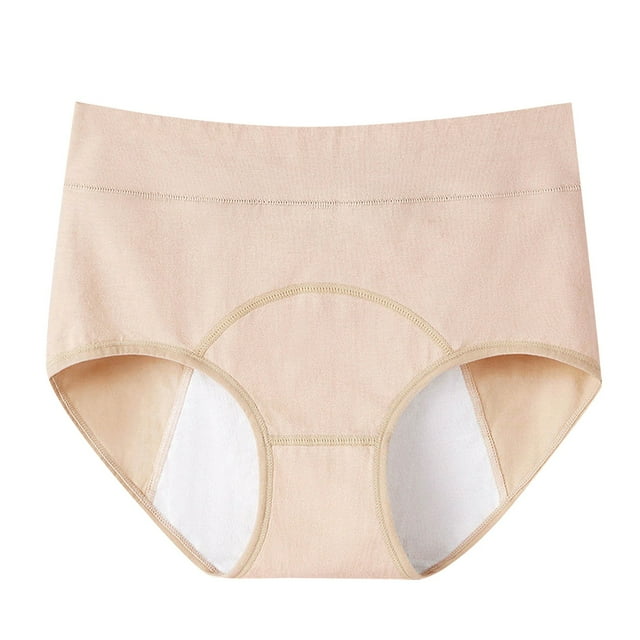 Ropa interior menstrual Gibobby para mujer a fugas 4 capas color Beige XXL