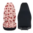 thumbnail image 5 of KUIFORTI Red Cherries Car Seat Covers Non-Slip Seat Covers Front Seats Only Elastic Fabrics Full Protection Car Accessories Flannel Suitable for Most Cars,SUV, 5 of 7