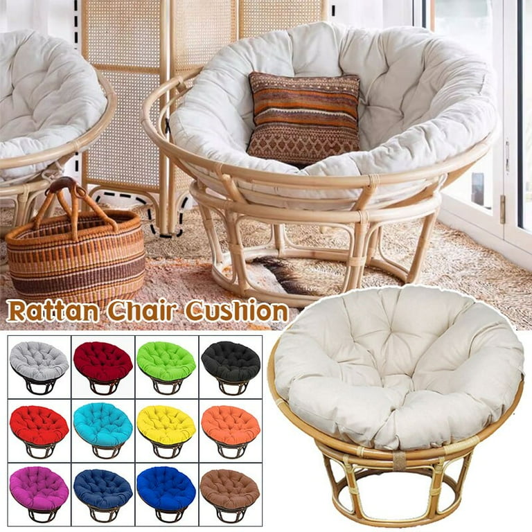 Outdoor Indoor Papasan Cushion Hanging Swing Egg Chair Garden Rattan chair  Mat