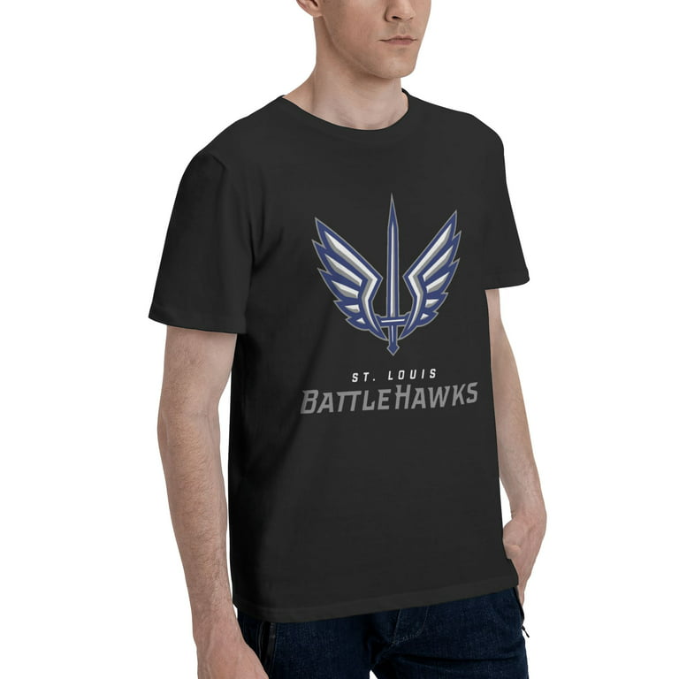 Mryumi St. Louis Battlehawks Men's Basic Short Sleeve T-Shirt Black Large