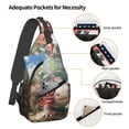 thumbnail image 3 of Sling Bag for Men, Colorful Axolotl Underwater Fanny Pack Crossbody Bags Shoulder Chest Bag, Small Gym Bag Anti Theft Crossbody Backpack Daypack for Travel Sports Running Hiking, 3 of 7
