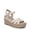 Cream, variant on Womens Havana Espadrille Wedge Sandal - Medium & Wide Width