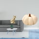 thumbnail image 2 of Estatua de gato con calabaza, figura decorativa, escultura animal, adorno artesanal para chimenea, cama, dormitorio, sofá, decoración de habitación., 2 of 8
