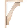 thumbnail image 3 of Ekena Millwork 3 1/2"W x 16"D x 24"H Balboa Block Smooth Bracket w/ Offset Brace, Douglas Fir, 3 of 25