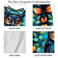thumbnail image 4 of luoweisi Men's Beach Shorts Quick Dry Swim Trunks with Mesh Lining Cartoon Owl XL, 4 of 5