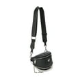 thumbnail image 3 of Madden NYC Women's Faux Pearl and Chain Fannypack, Black, 3 of 4