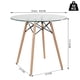 thumbnail image 3 of Mesa de Comedor Redonda Cristal para 4 Personas HOMEMAKE FURNITURE Moderno Dia 80 cm, 3 of 6